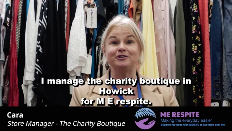 Thumbnail image for a video of The Charity Corner's store manager